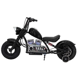 Электромотоцикл Ramiz Chopper Warrior (Black) Thumb