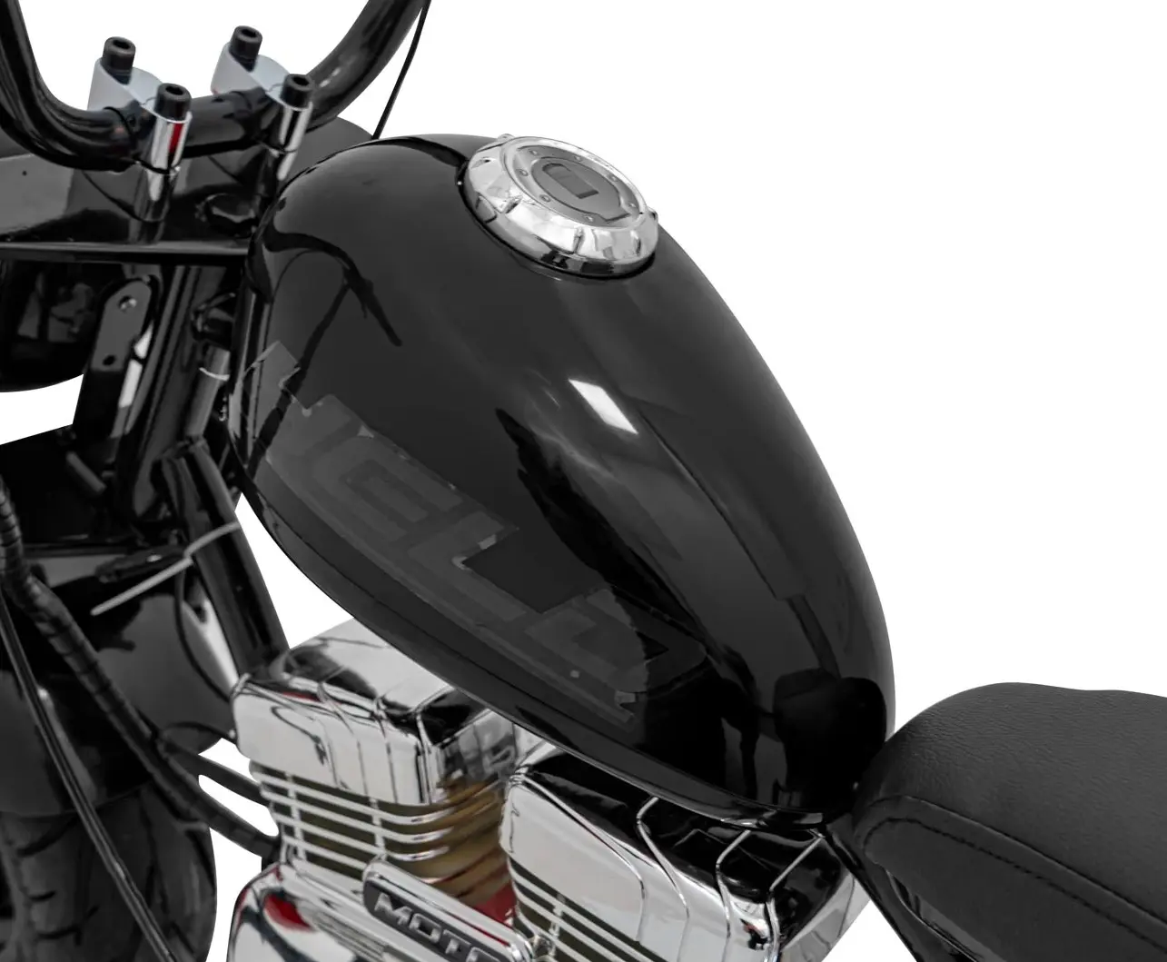 Электромотоцикл Ramiz Chopper Warrior (Black) - 6
