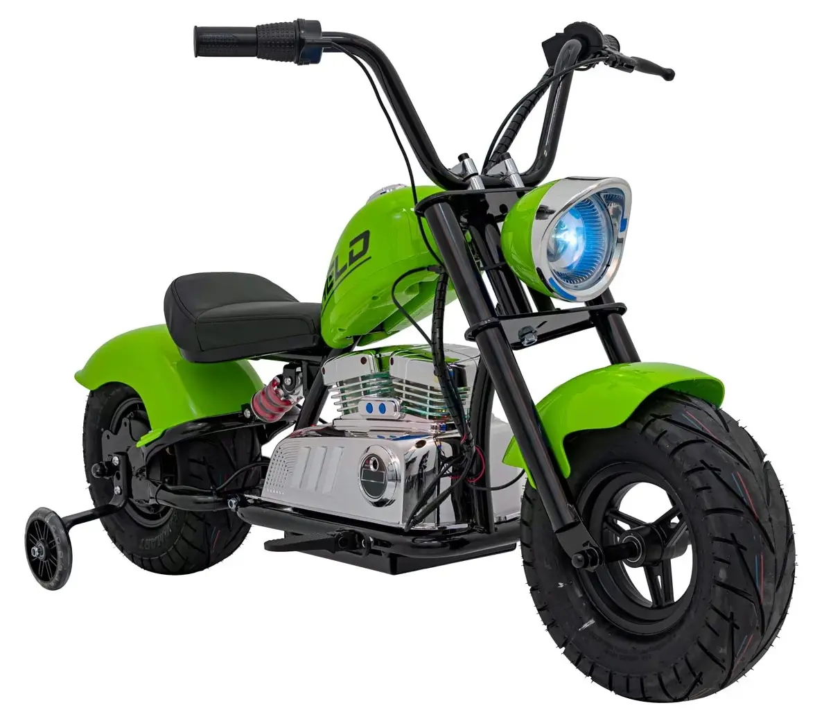 Электромотоцикл Ramiz Chopper Warrior (Green) - 2