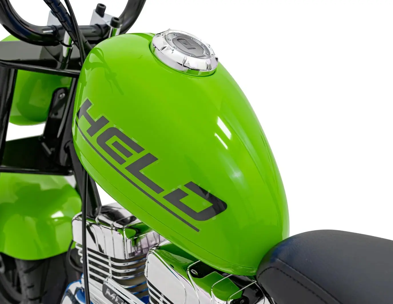 Электромотоцикл Ramiz Chopper Warrior (Green) - 5