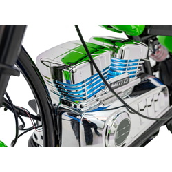 Электромотоцикл Ramiz Chopper Warrior (Green) Thumb