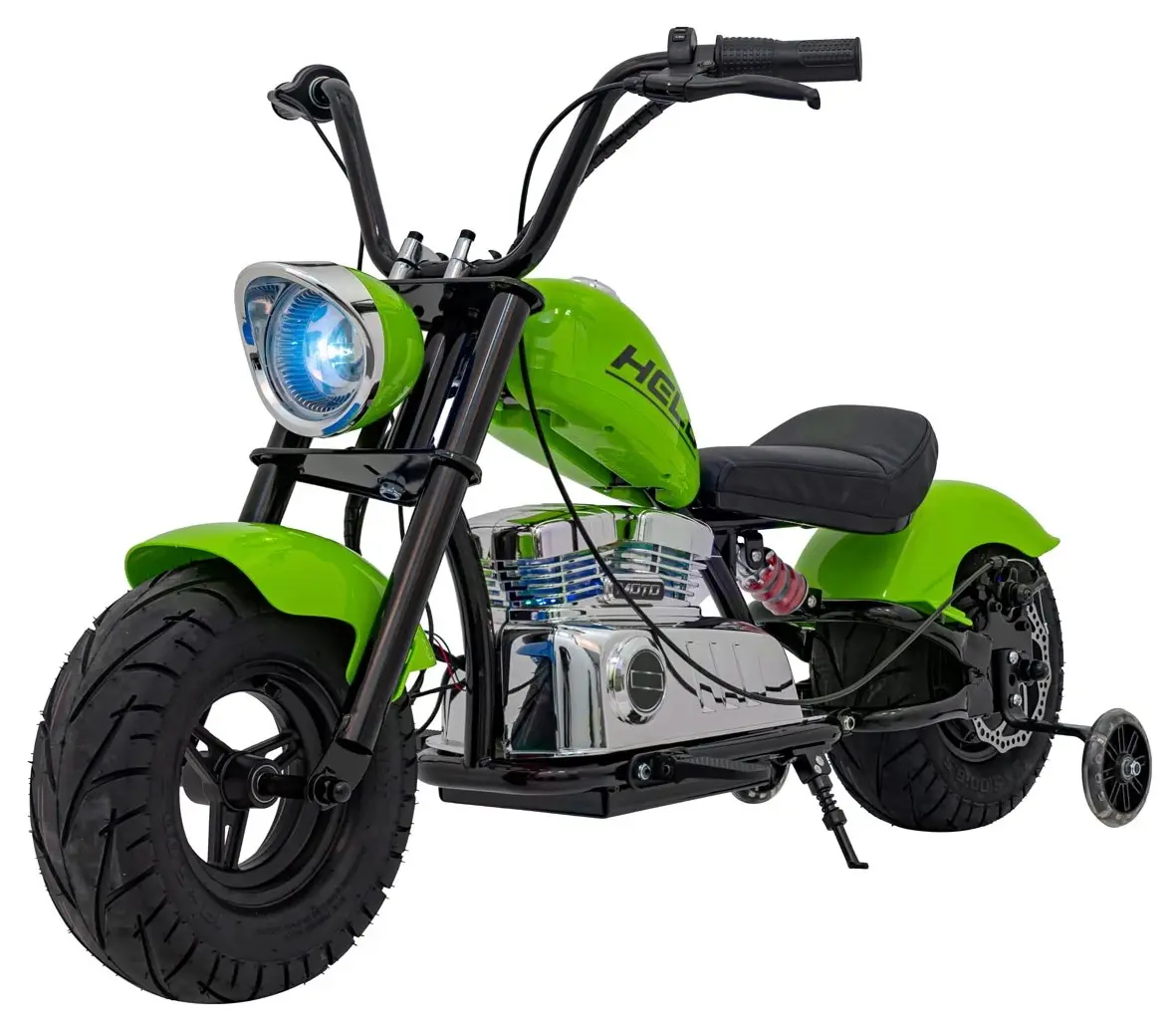 Электромотоцикл Ramiz Chopper Warrior (Green)