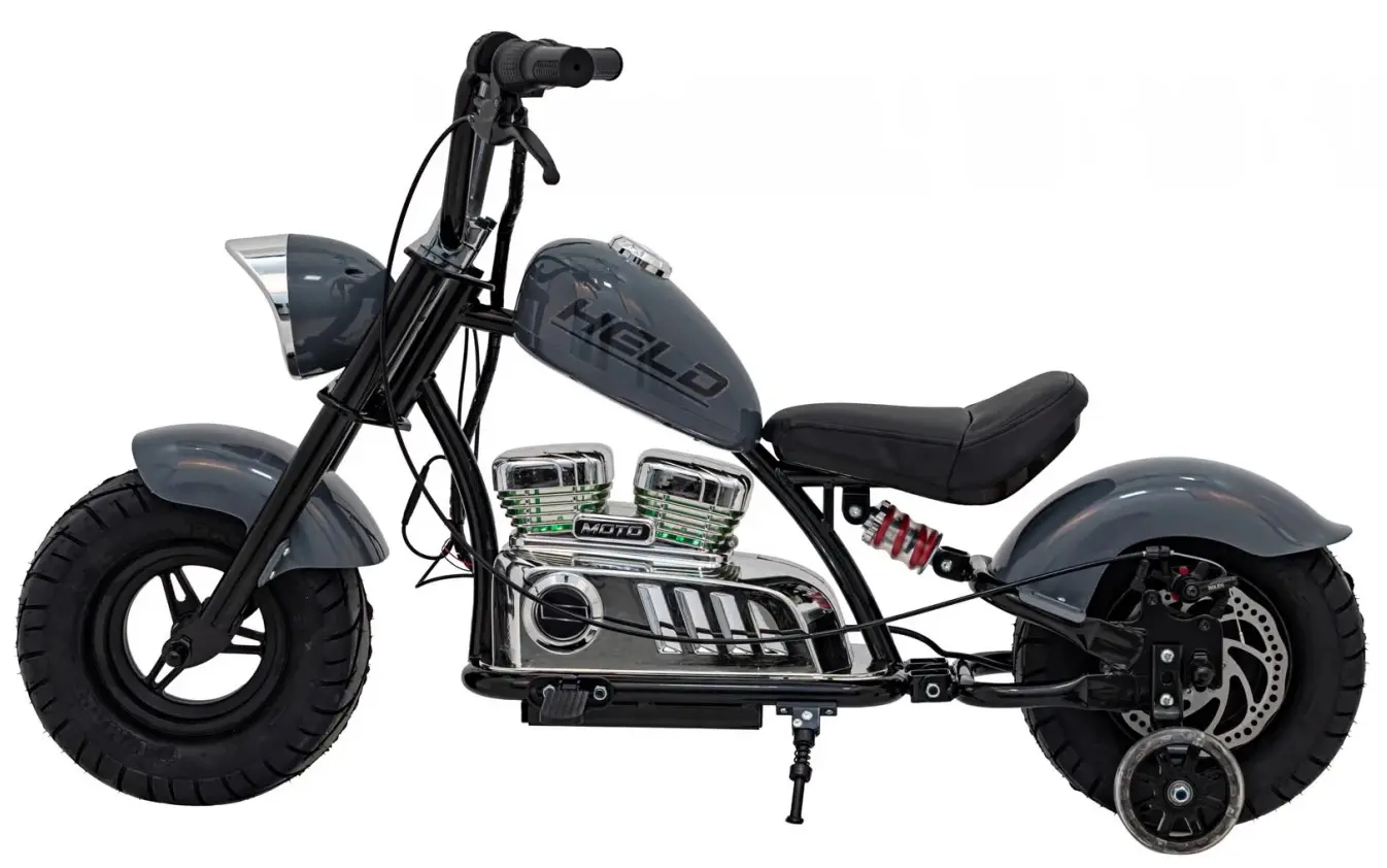 Электромотоцикл Ramiz Chopper Warrior (Grey) - 3