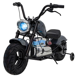 Электромотоцикл Ramiz Chopper Warrior (Grey)
