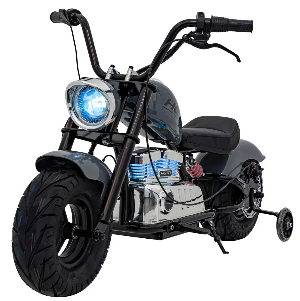 Электромотоцикл Ramiz Chopper Warrior (Grey)