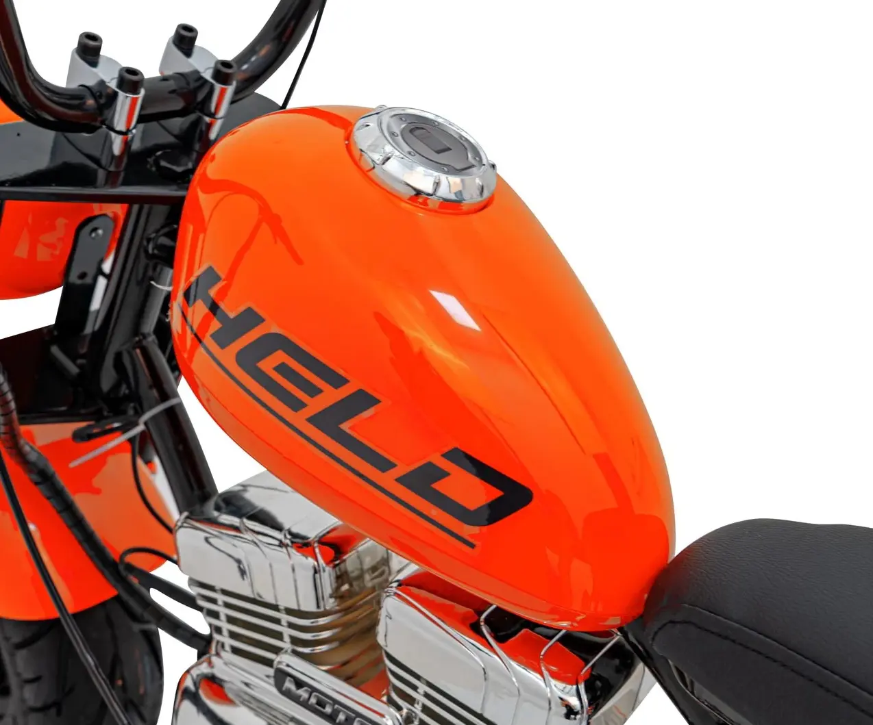 Электромотоцикл Ramiz Chopper Warrior (Orange) - 6
