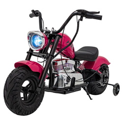 Motocicleta electrica Ramiz Chopper Warrior (Pink) Thumb