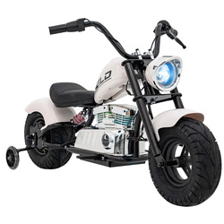Motocicleta electrica Ramiz Chopper Warrior (White) Thumb
