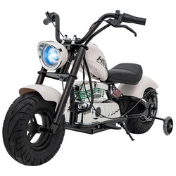 Motocicleta electrica Ramiz Chopper Warrior (White) Thumb
