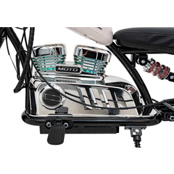 Motocicleta electrica Ramiz Chopper Warrior (White) Thumb