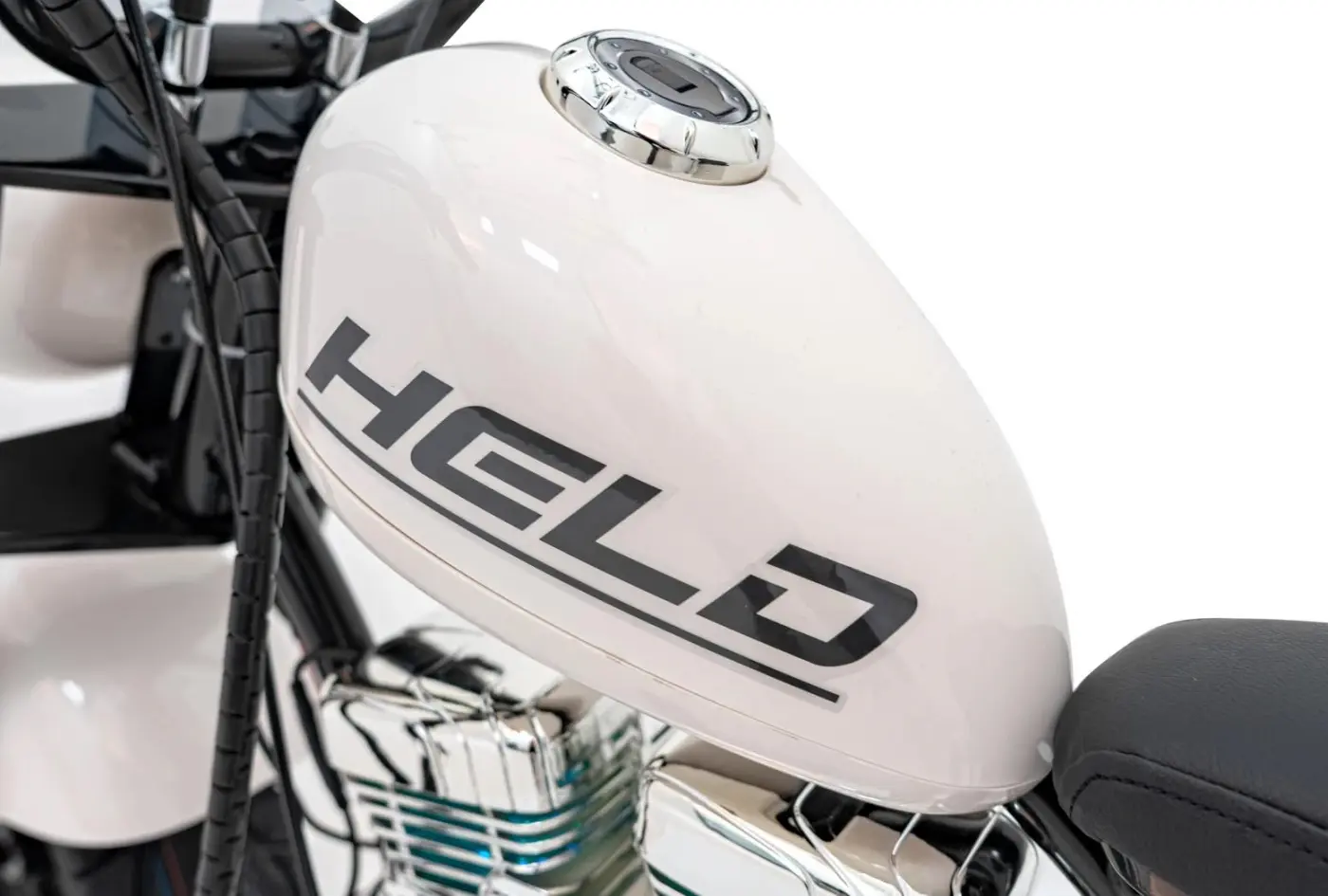 Motocicleta electrica Ramiz Chopper Warrior (White)