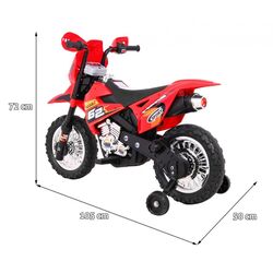 Motocicletă electrică Ramiz Cross (Red) Thumb