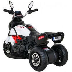 Motocicleta electrica Ramiz Fast Tourist (White/Black) Thumb