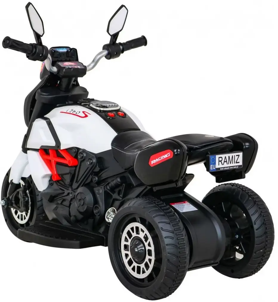 Motocicleta electrica Ramiz Fast Tourist (White/Black)