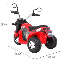 Электромотоцикл Ramiz MiniBike (Red) Thumb