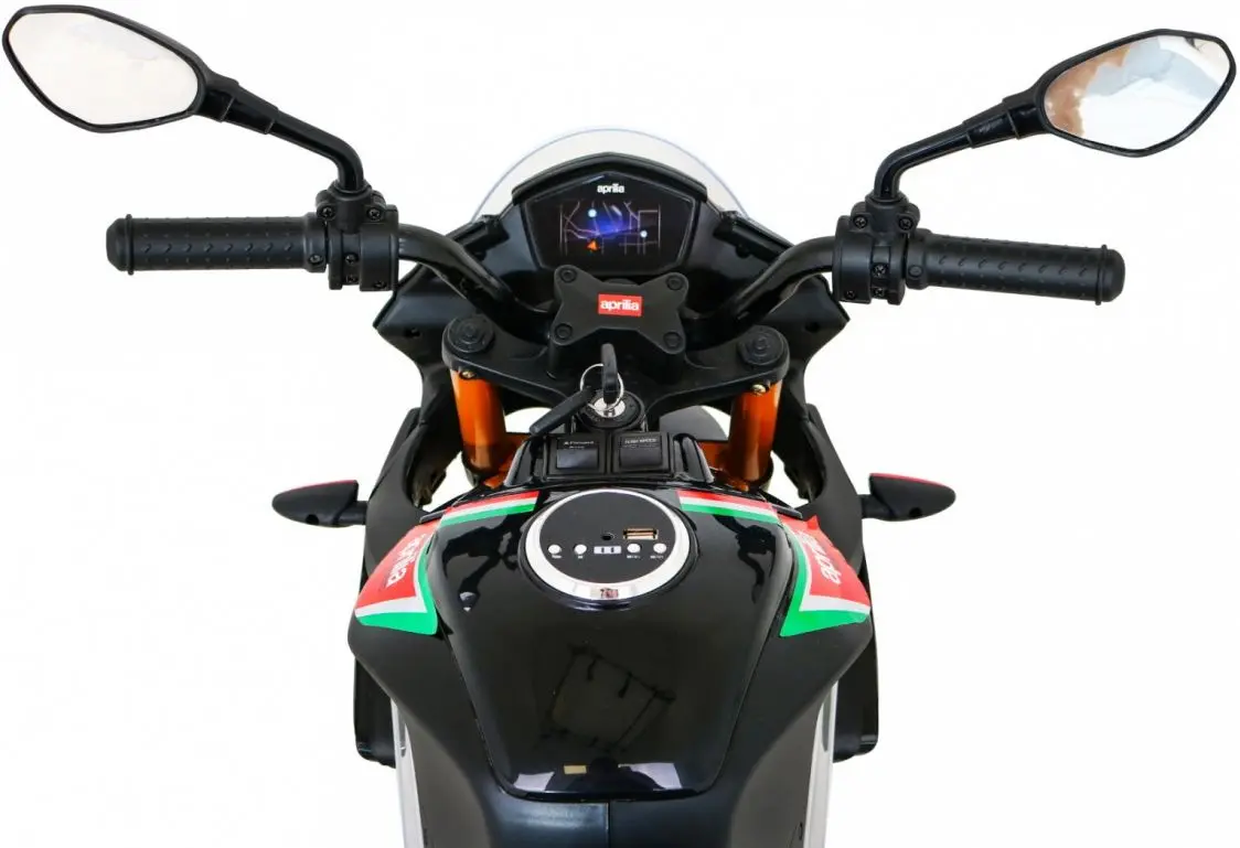 Motocicletă electrică Ramiz Motor Aprilia Tuono V4 (Black) - 9