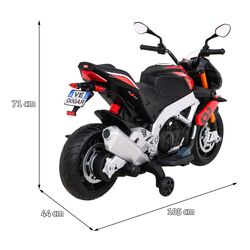 Motocicleta electrica Ramiz Motor Aprilia Tuono V4 (Red) Thumb