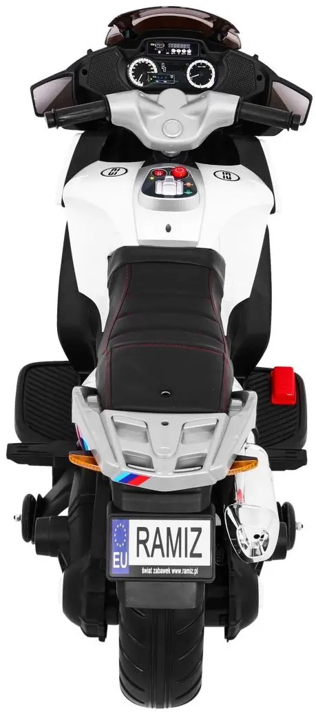 Motocicletă electrică Ramiz Motor Sport Tourism (White) - 6