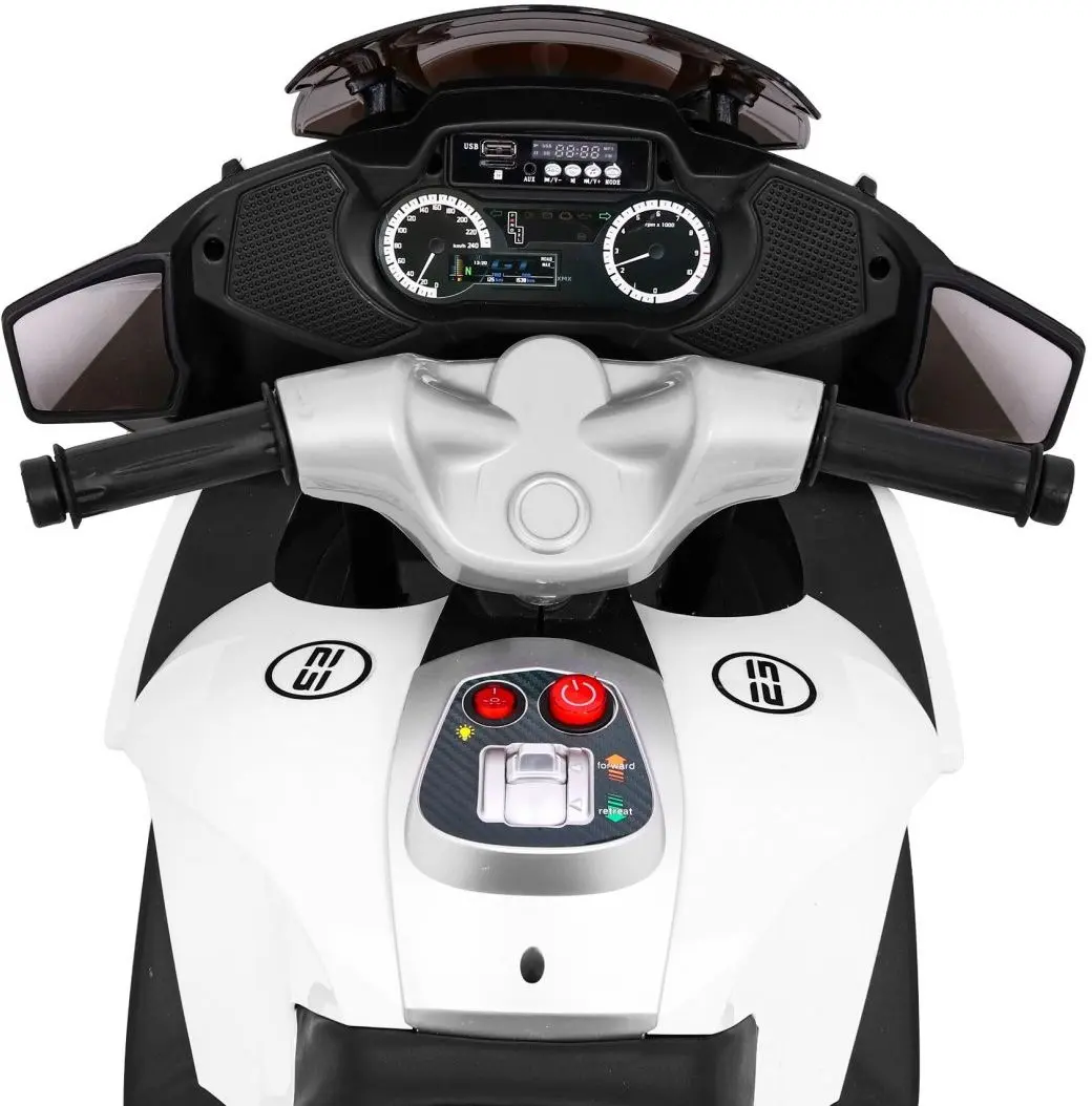 Motocicletă electrică Ramiz Motor Sport Tourism (White) - 7