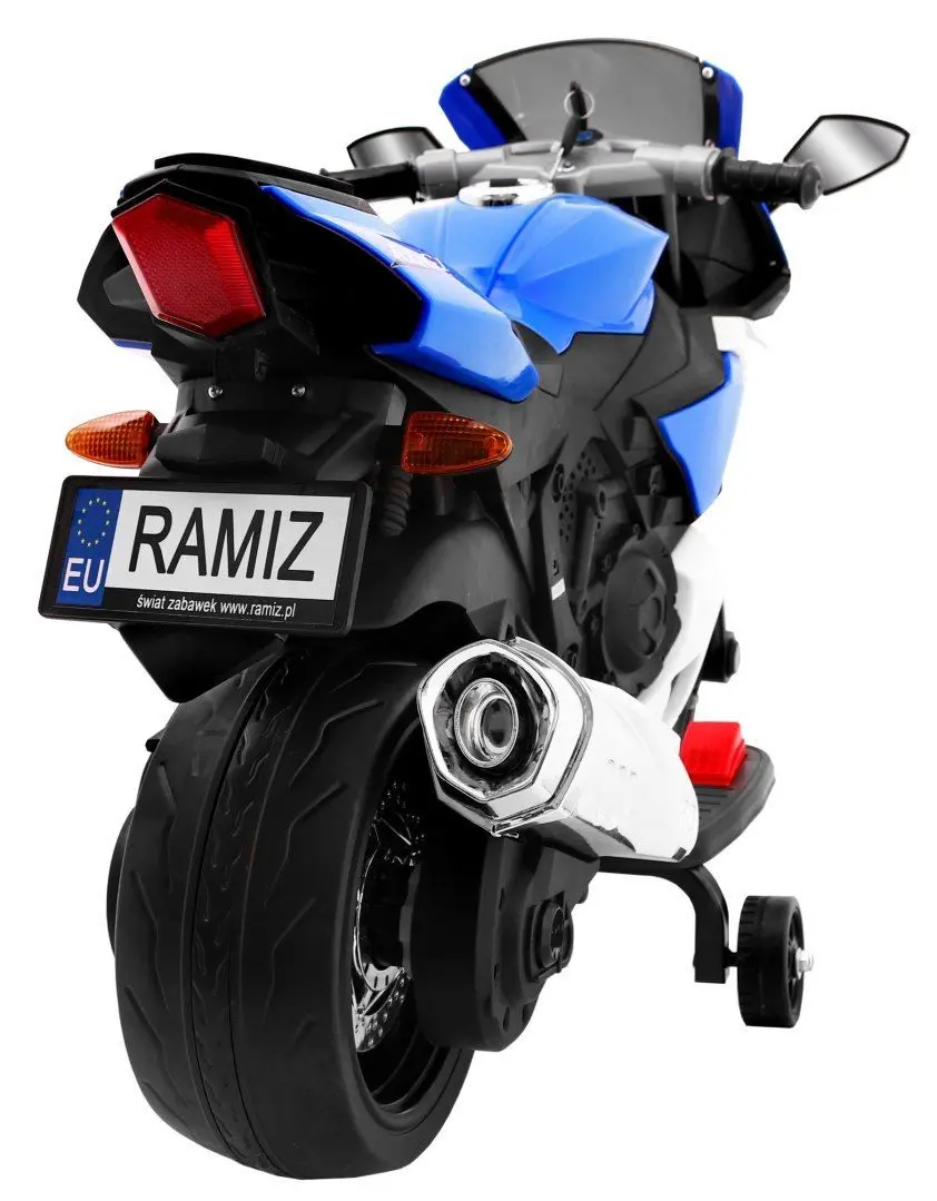 Электромотоцикл Ramiz Motorek R1 Superbike (Blue) - 10