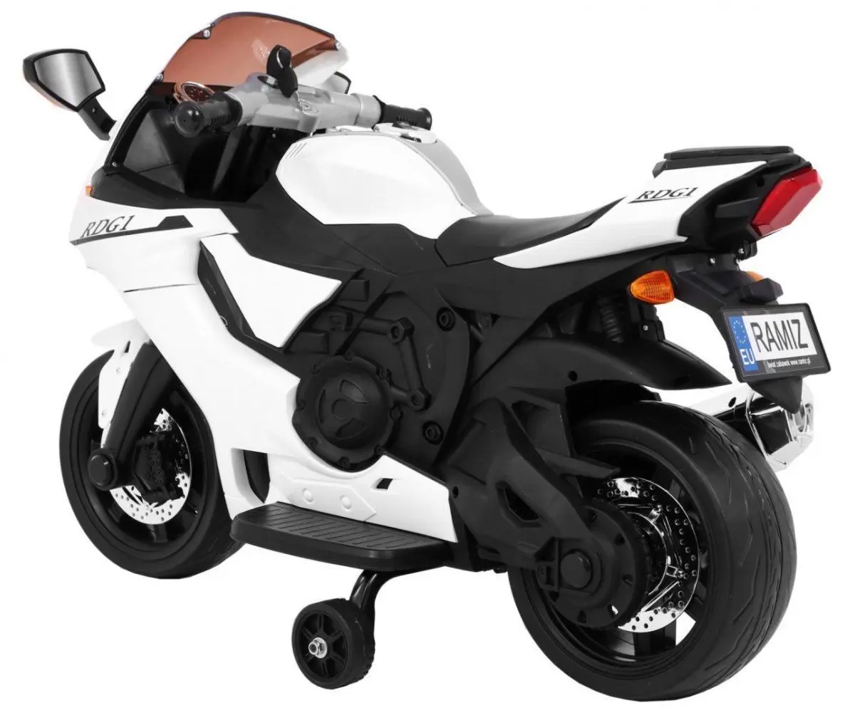 Электромотоцикл Ramiz Motorek R1 Superbike (White) - 6