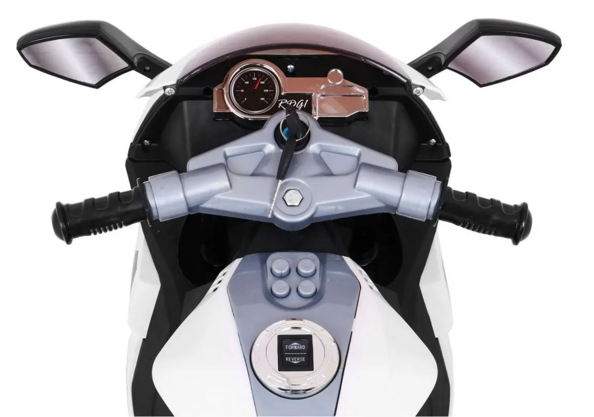 Электромотоцикл Ramiz Motorek R1 Superbike (White) - 9