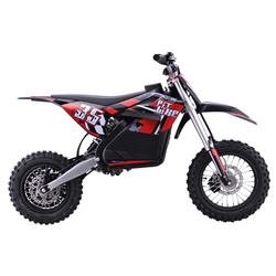 Motocicleta electrica Ramiz Pit Bike (Red) Thumb