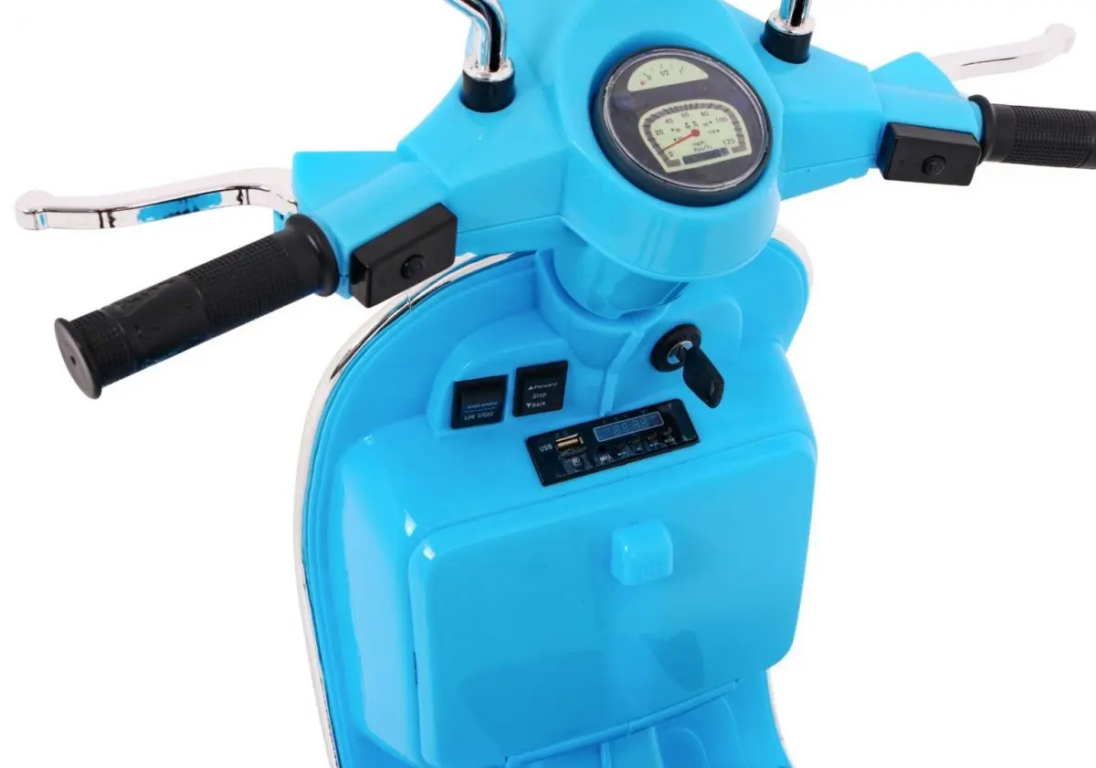 Scuter electric Ramiz Vespa (Blue/Black)