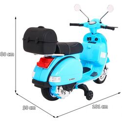 Scuter electric Ramiz Vespa (Blue/Black) Thumb