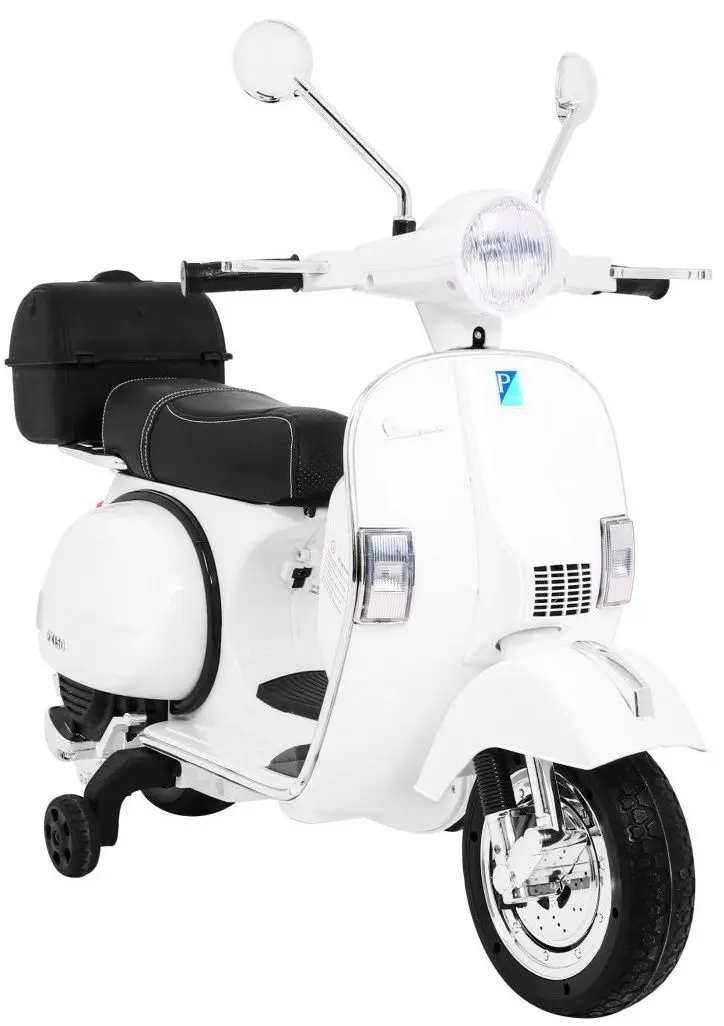 Scuter electric Ramiz Vespa (White/Black)
