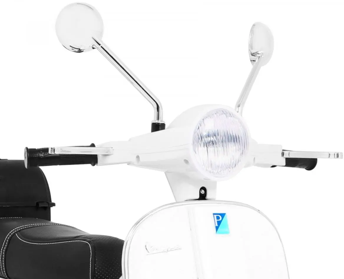 Scuter electric Ramiz Vespa (White/Black)