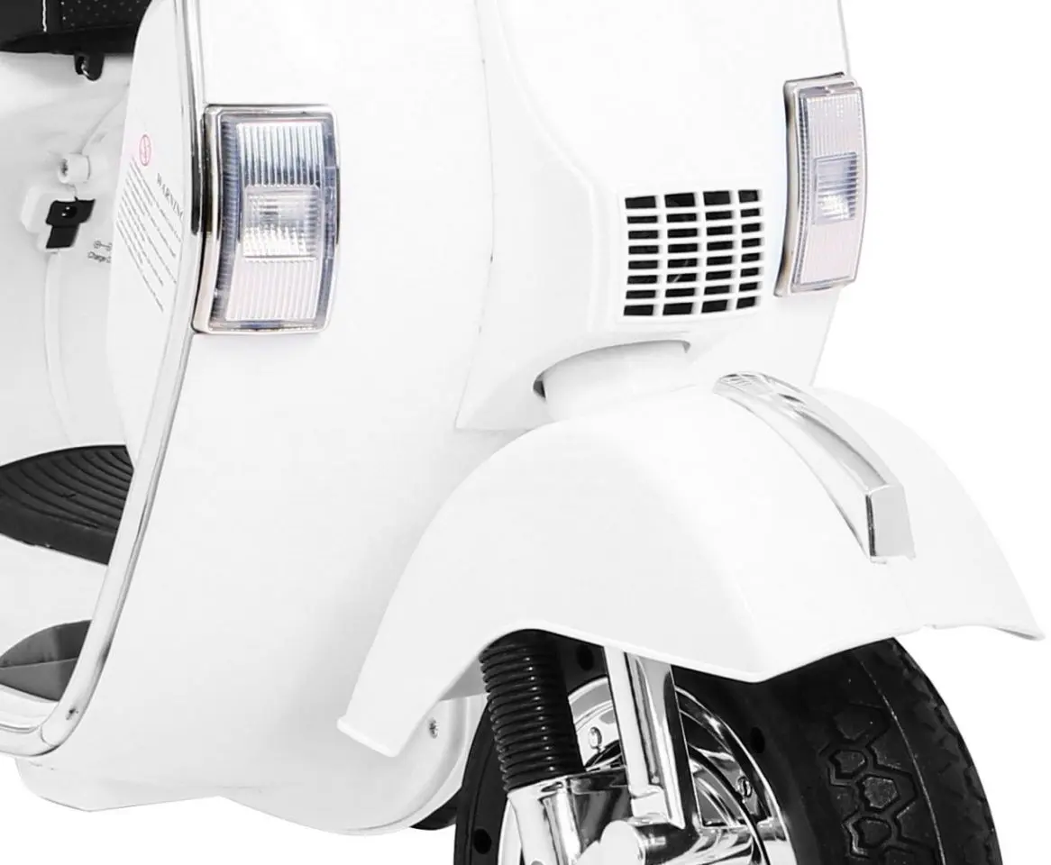 Scuter electric Ramiz Vespa (White/Black)