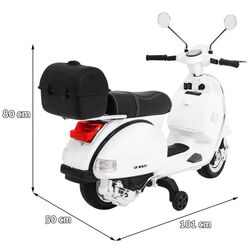 Scuter electric Ramiz Vespa (White/Black) Thumb