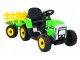 Tractor electric cu remorcă Ramiz Blow (Green)