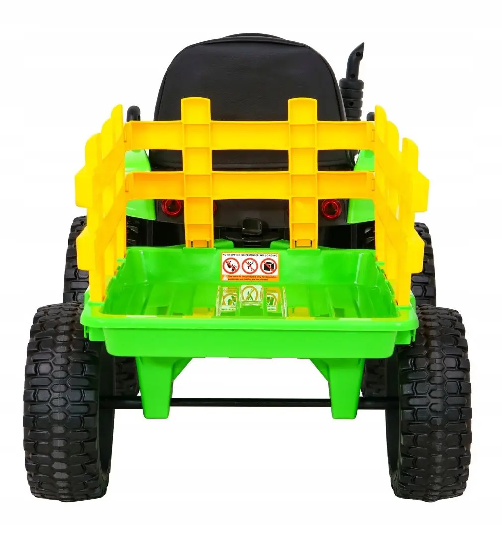 Tractor electric cu remorcă Ramiz Blow (Green)