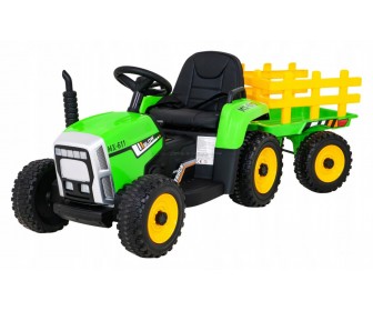 Tractor electric cu remorcă Ramiz Blow (Green)