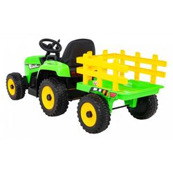 Tractor electric cu remorcă Ramiz Blow (Green) Thumb