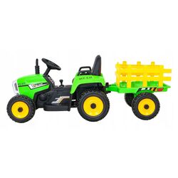 Tractor electric cu remorcă Ramiz Blow (Green) Thumb