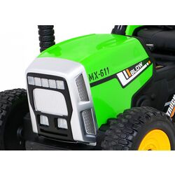 Tractor electric cu remorcă Ramiz Blow (Green) Thumb