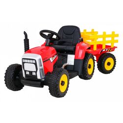 Tractor electric cu remorcă Ramiz Blow (Red)