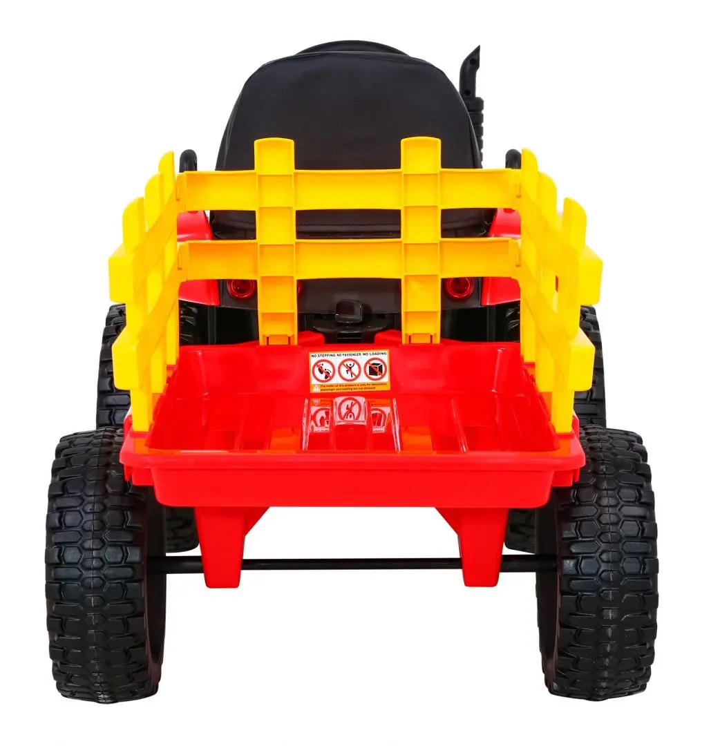 Tractor electric cu remorcă Ramiz Blow (Red) - 4