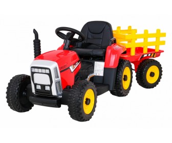 Tractor electric cu remorcă Ramiz Blow (Red)