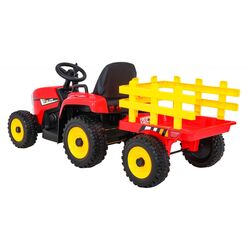Tractor electric cu remorcă Ramiz Blow (Red) Thumb