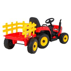 Tractor electric cu remorcă Ramiz Blow (Red) Thumb