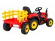 Tractor electric cu remorcă Ramiz Blow (Red)