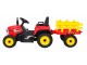 Tractor electric cu remorcă Ramiz Blow (Red)