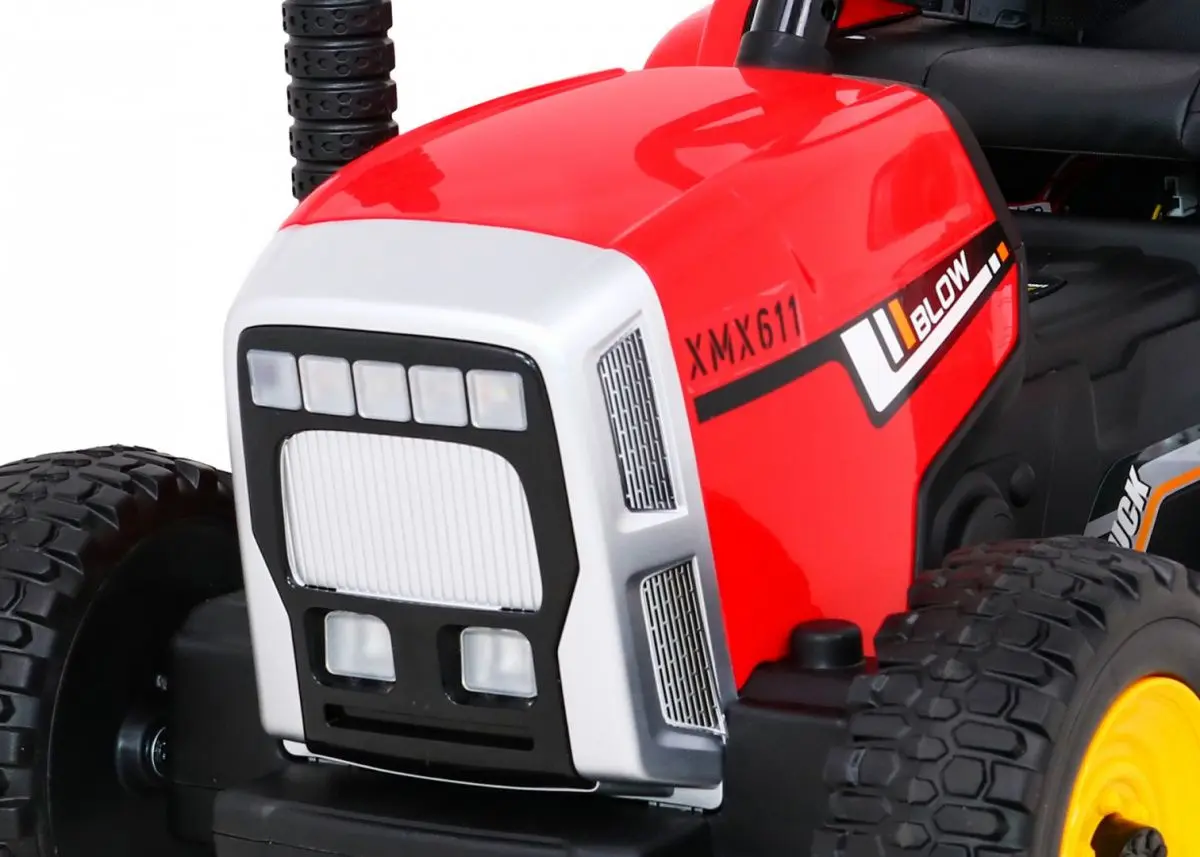 Tractor electric cu remorcă Ramiz Blow (Red) - 8