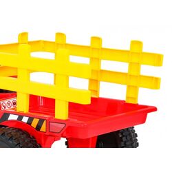 Tractor electric cu remorcă Ramiz Blow (Red) Thumb