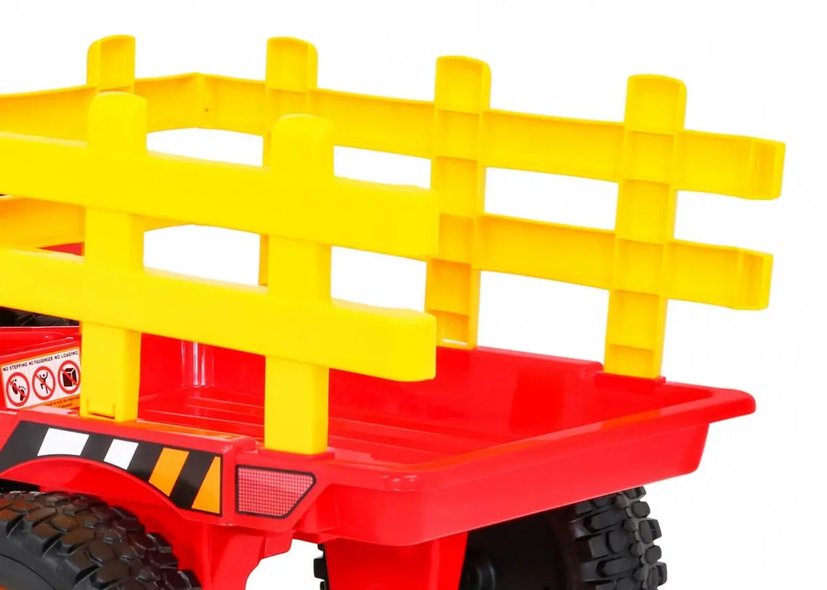 Tractor electric cu remorcă Ramiz Blow (Red) - 9