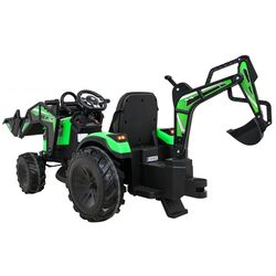 Tractor electric cu remorca Ramiz Buggy Tractor 720-T (Green) Thumb